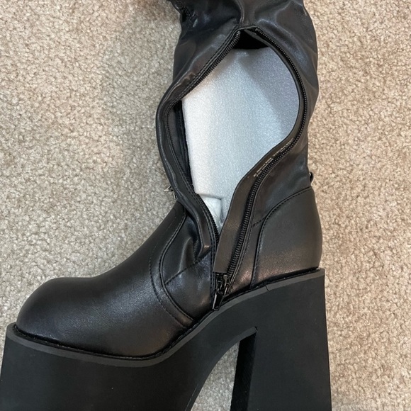 Dolls Kill Shoes Dolls Kill X Bratz Miss Socialite Thigh High Boots